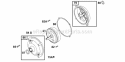 Gear Reduction Group Diagram and Parts List for  Briggs and Stratton Engine